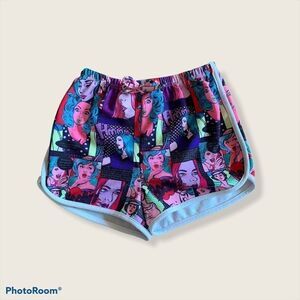 Shein Graphic Comic Runner Shorts 11-12Y